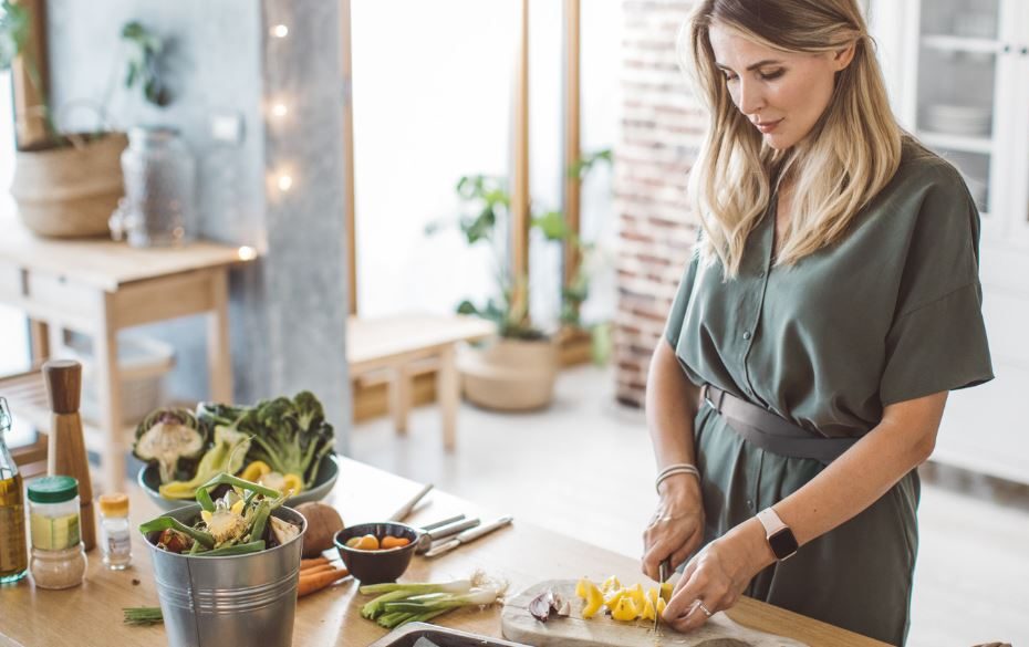 Essen für Gäste vorbereiten